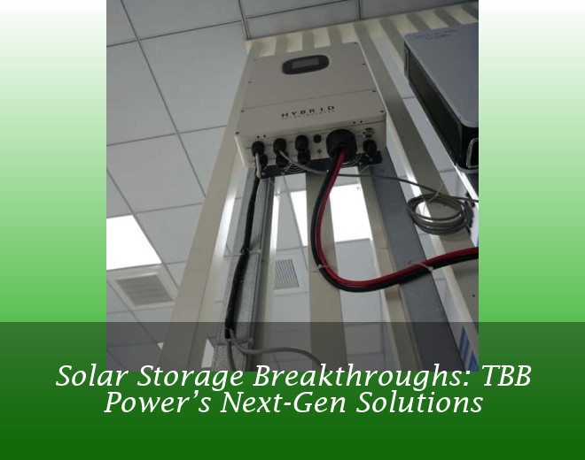 Solar Storage Breakthroughs: TBB Power’s Next-Gen Solutions